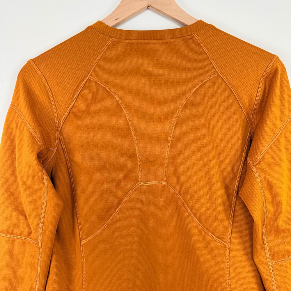 OROS Nova Long Sleeve Technical Base Layer Top Womens M Orange Ski Outdoor - Picture 9 of 16